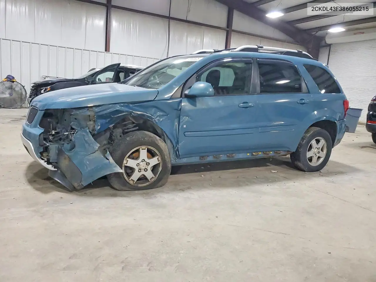 2008 Pontiac Torrent VIN: 2CKDL43F386055215 Lot: 60996506