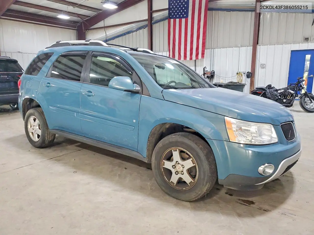 2008 Pontiac Torrent VIN: 2CKDL43F386055215 Lot: 60996506