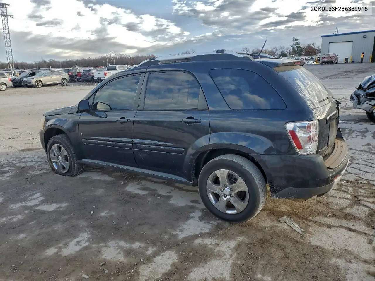 2008 Pontiac Torrent VIN: 2CKDL33F286339915 Lot: 75775145