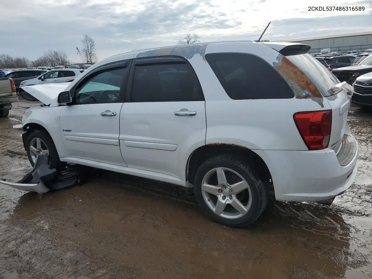 2008 Pontiac Torrent Gxp VIN: 2CKDL537486316589 Lot: 99712765