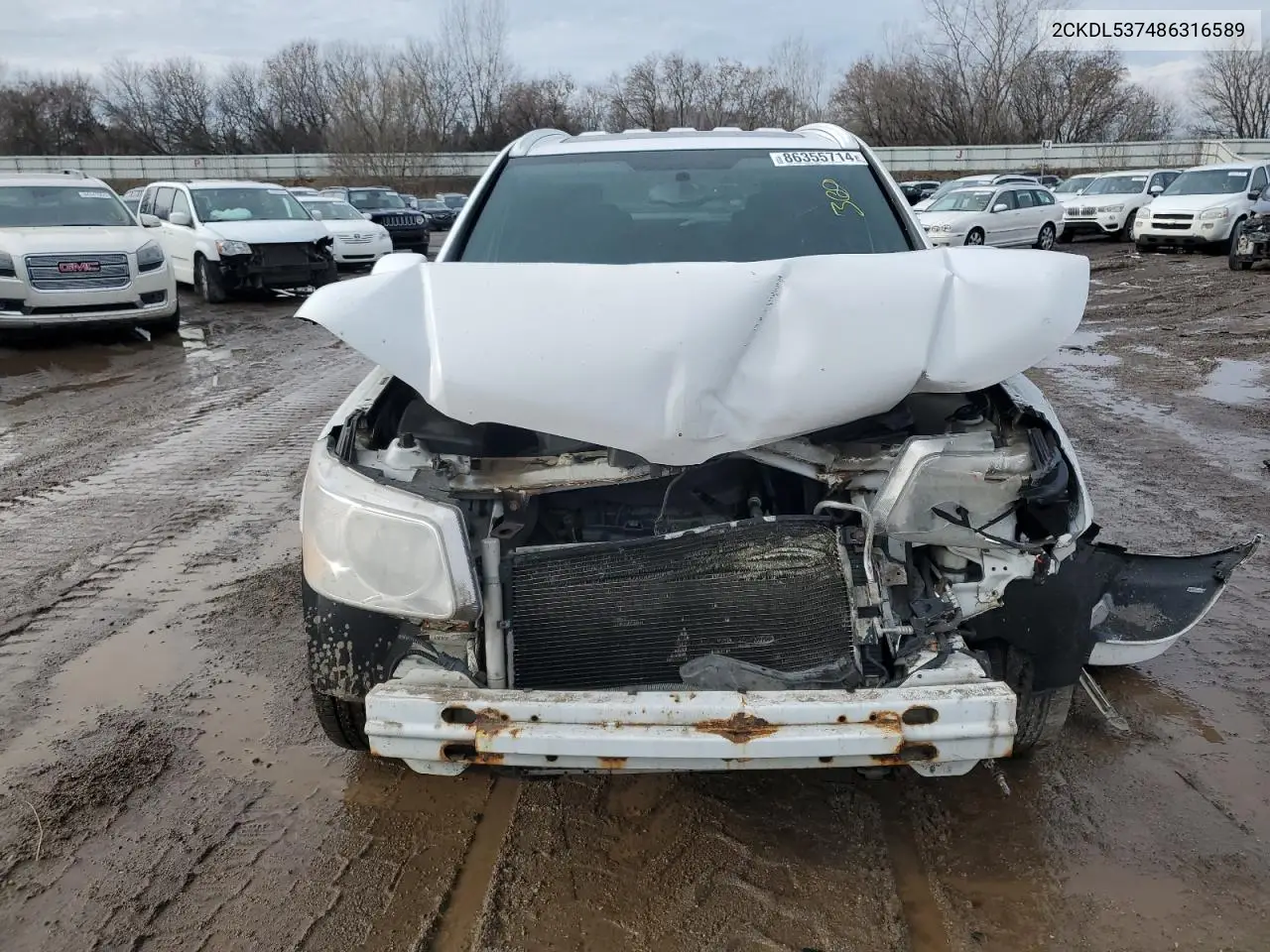 2008 Pontiac Torrent Gxp VIN: 2CKDL537486316589 Lot: 99712765