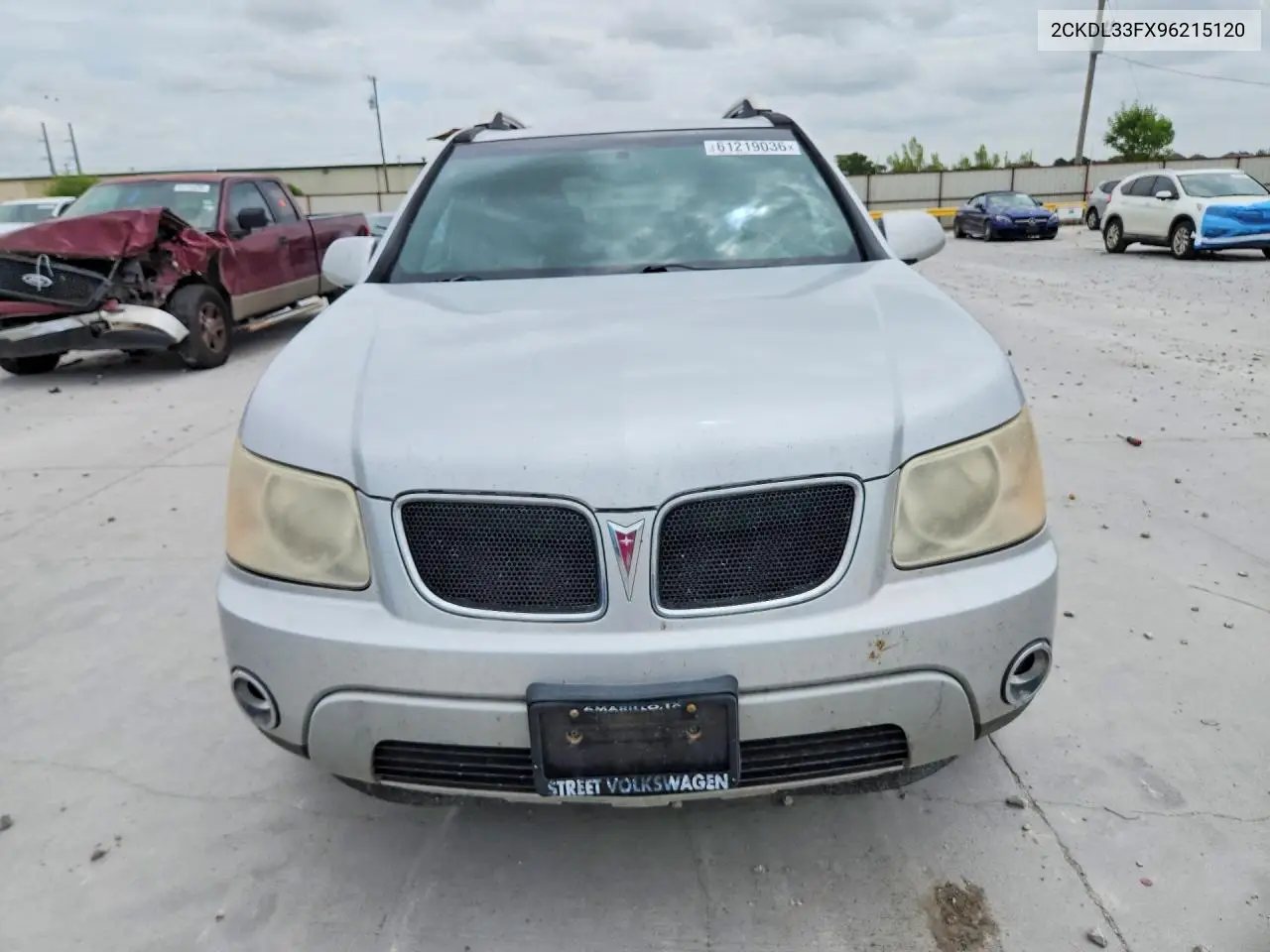 2009 Pontiac Torrent VIN: 2CKDL33FX96215120 Lot: 61219036
