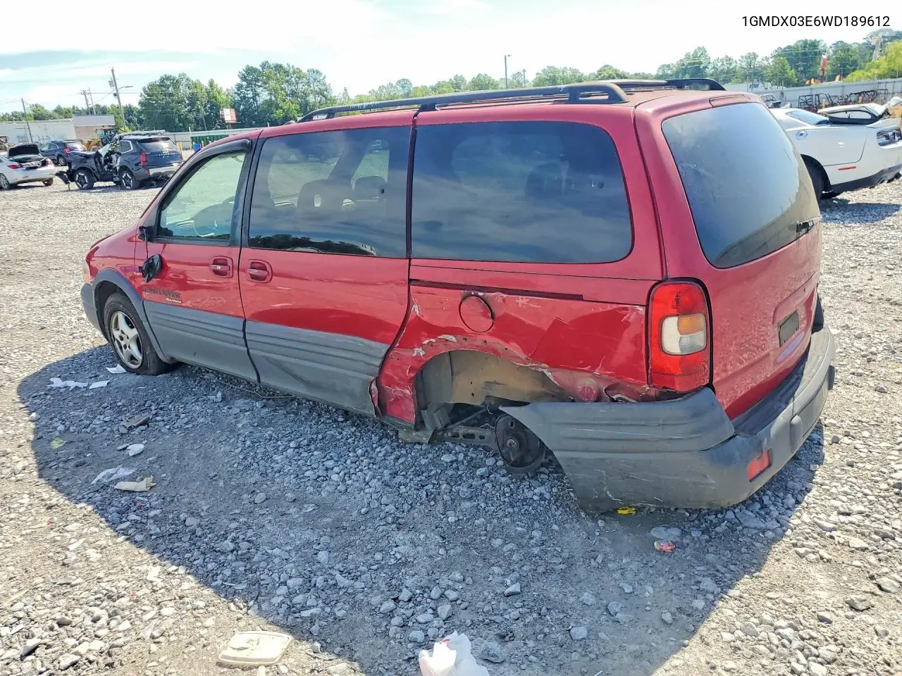 1998 Pontiac Trans Sport VIN: 1GMDX03E6WD189612 Lot: 58264756