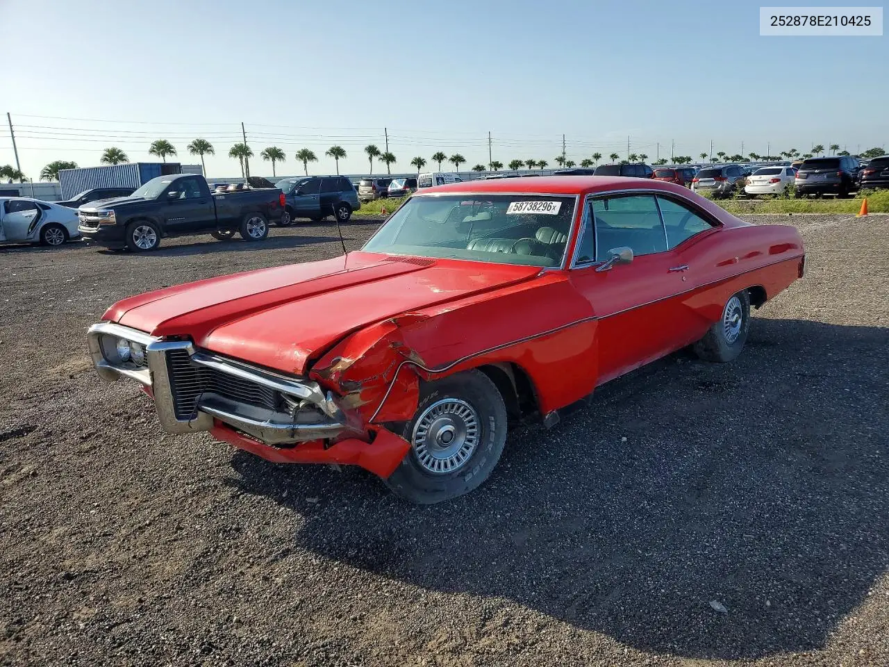 1968 Pontiac Ventura VIN: 252878E210425 Lot: 58738296