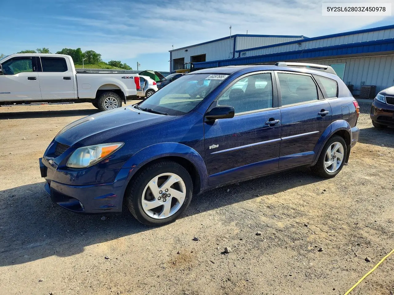 2003 Pontiac Vibe VIN: 5Y2SL62803Z450978 Lot: 56097666