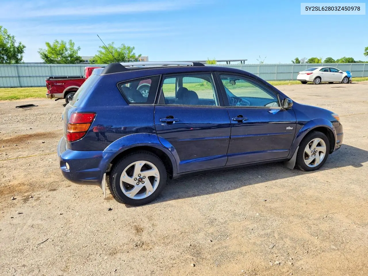 2003 Pontiac Vibe VIN: 5Y2SL62803Z450978 Lot: 56097666
