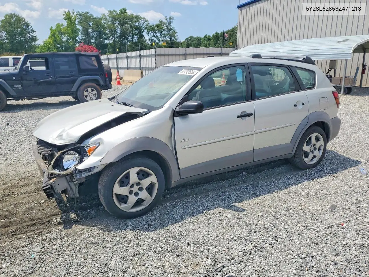 2003 Pontiac Vibe VIN: 5Y2SL62853Z471213 Lot: 57193566