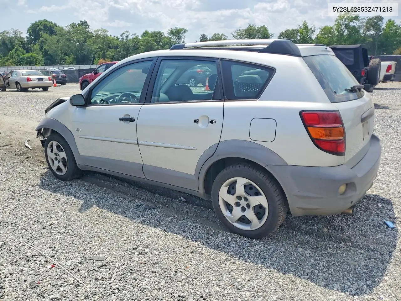 2003 Pontiac Vibe VIN: 5Y2SL62853Z471213 Lot: 57193566