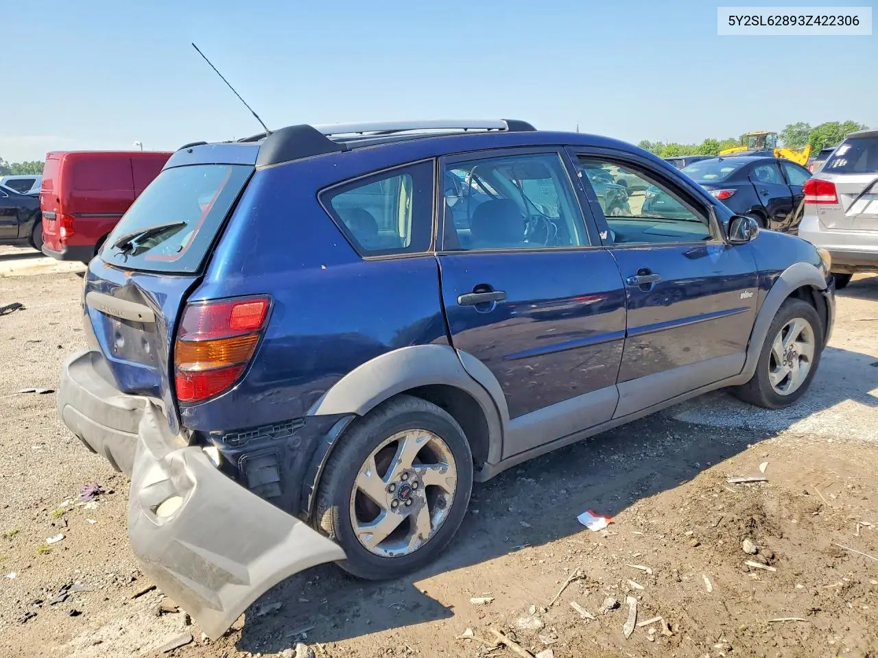 2003 Pontiac Vibe VIN: 5Y2SL62893Z422306 Lot: 60043816