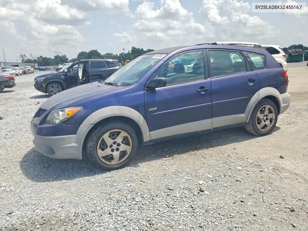 2003 Pontiac Vibe VIN: 5Y2SL628X3Z455167 Lot: 60150846