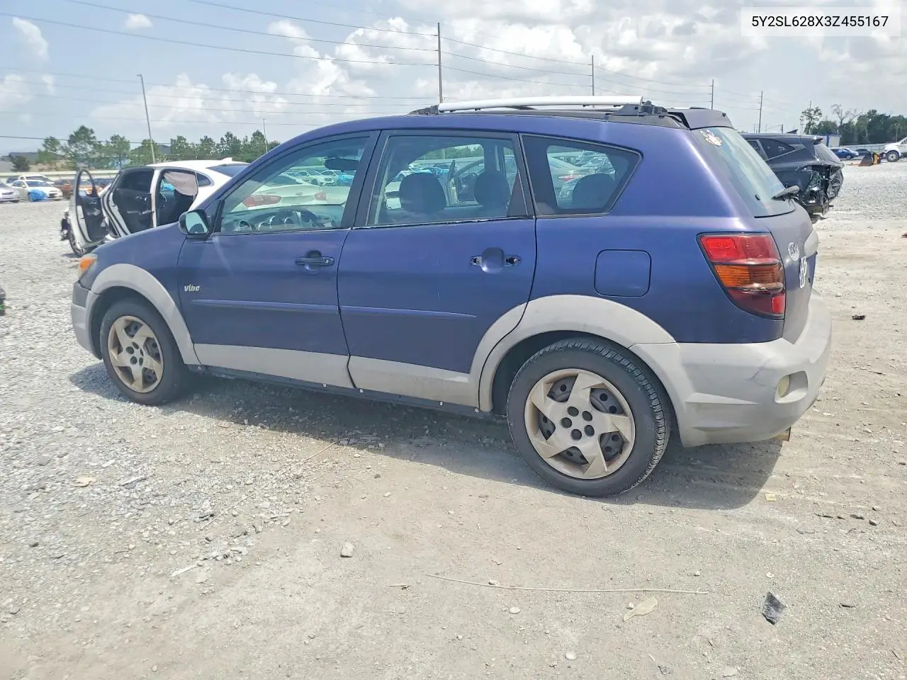2003 Pontiac Vibe VIN: 5Y2SL628X3Z455167 Lot: 60150846