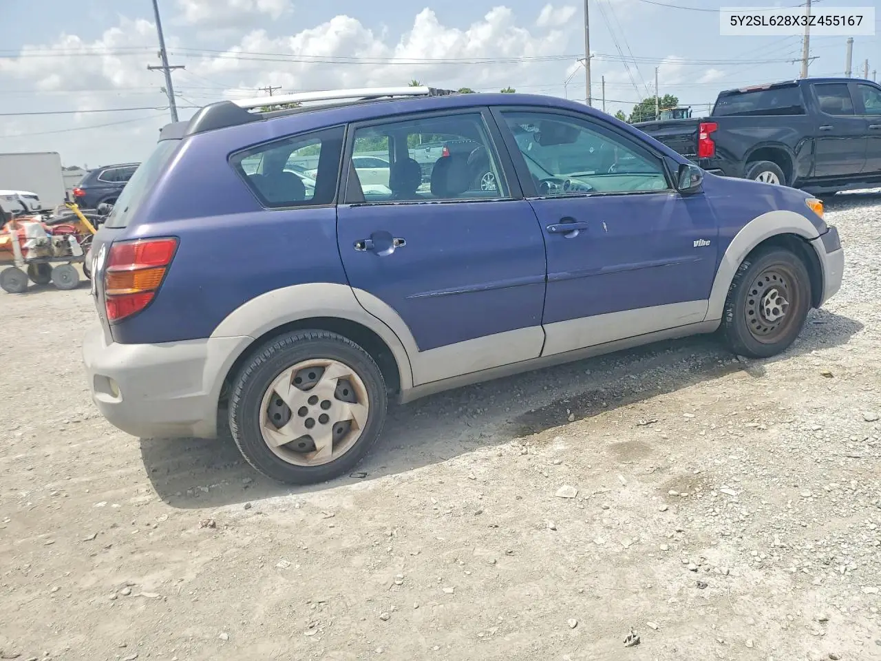 2003 Pontiac Vibe VIN: 5Y2SL628X3Z455167 Lot: 60150846