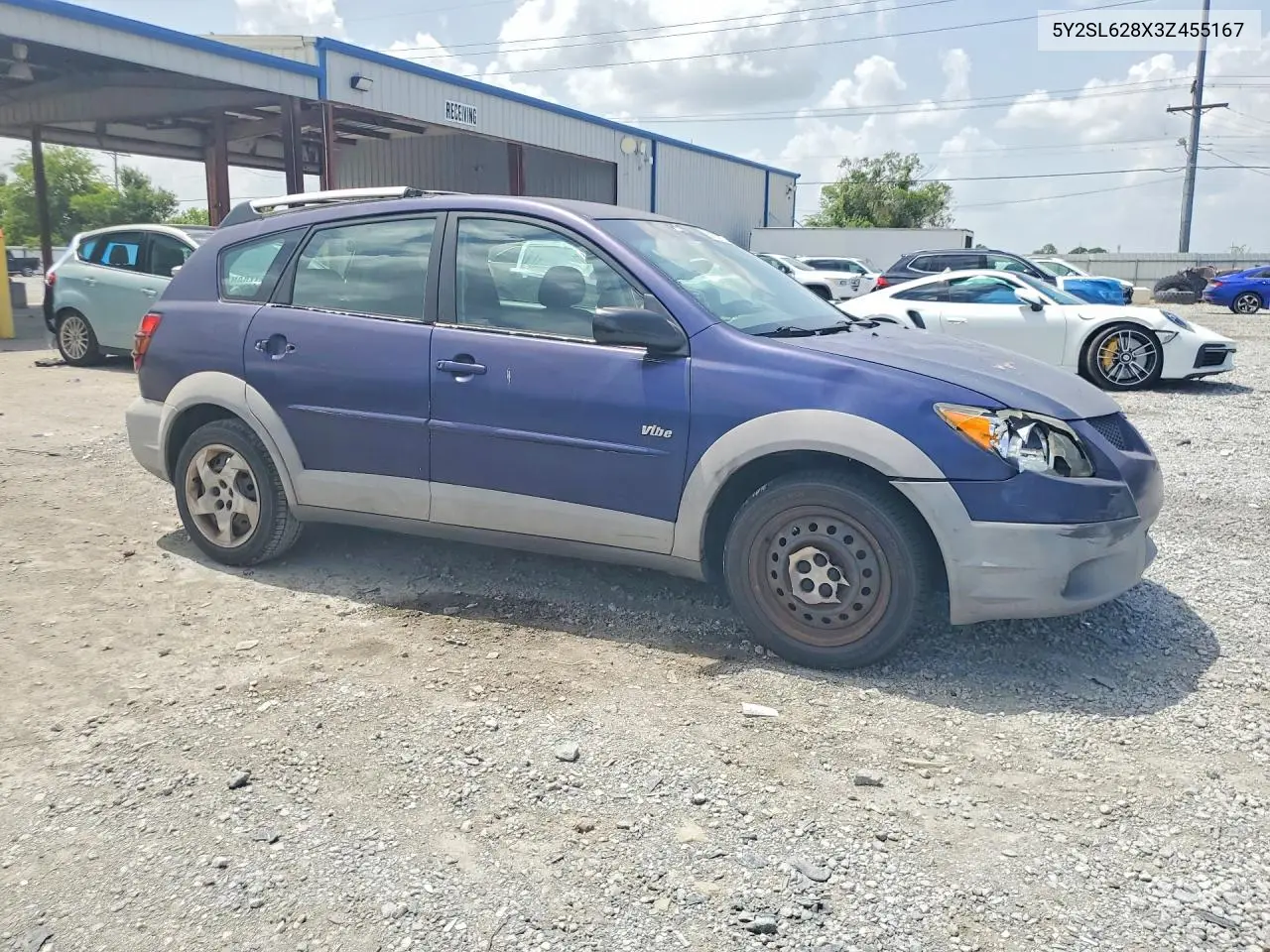 2003 Pontiac Vibe VIN: 5Y2SL628X3Z455167 Lot: 60150846