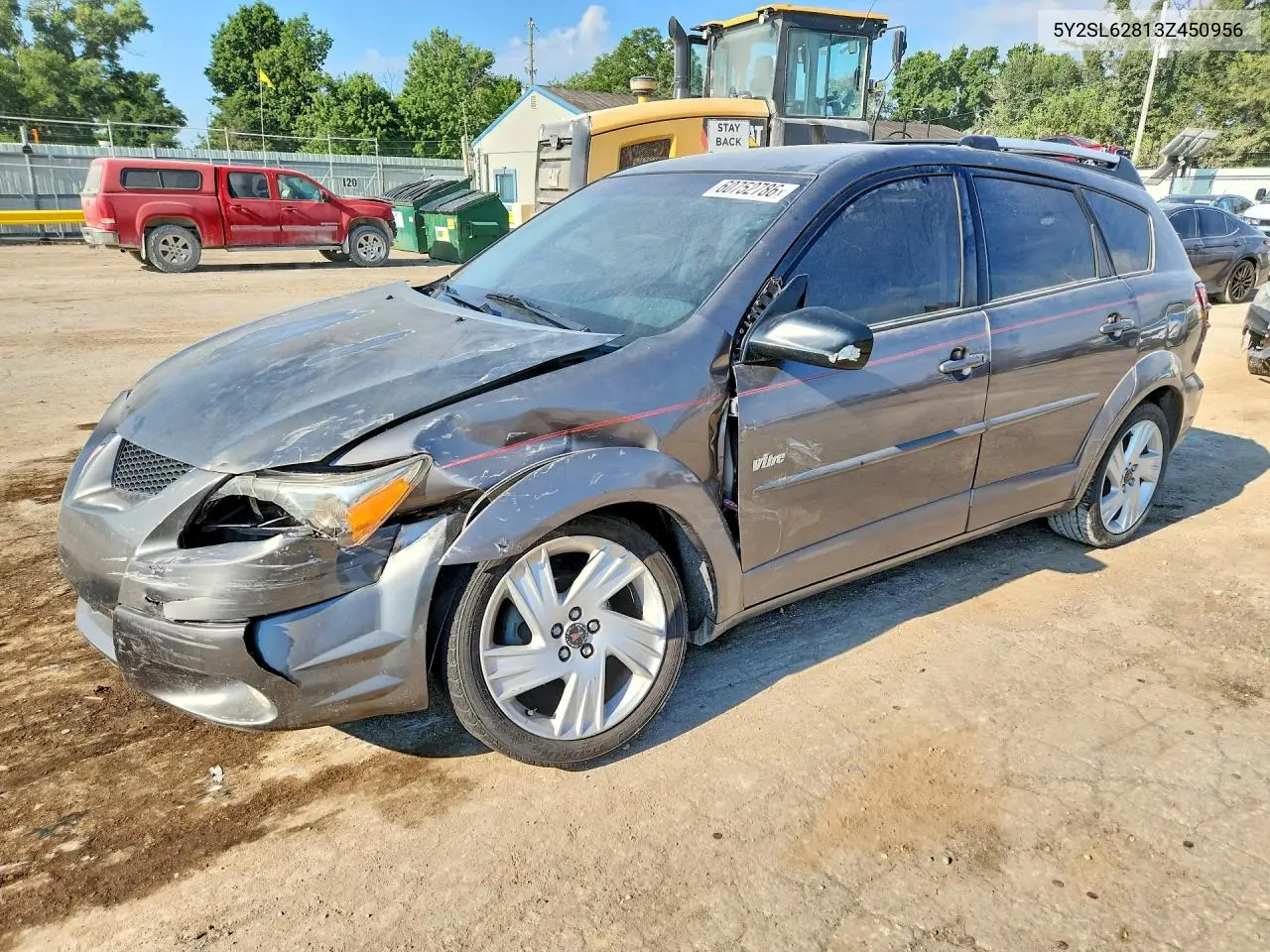 2003 Pontiac Vibe VIN: 5Y2SL62813Z450956 Lot: 60752786