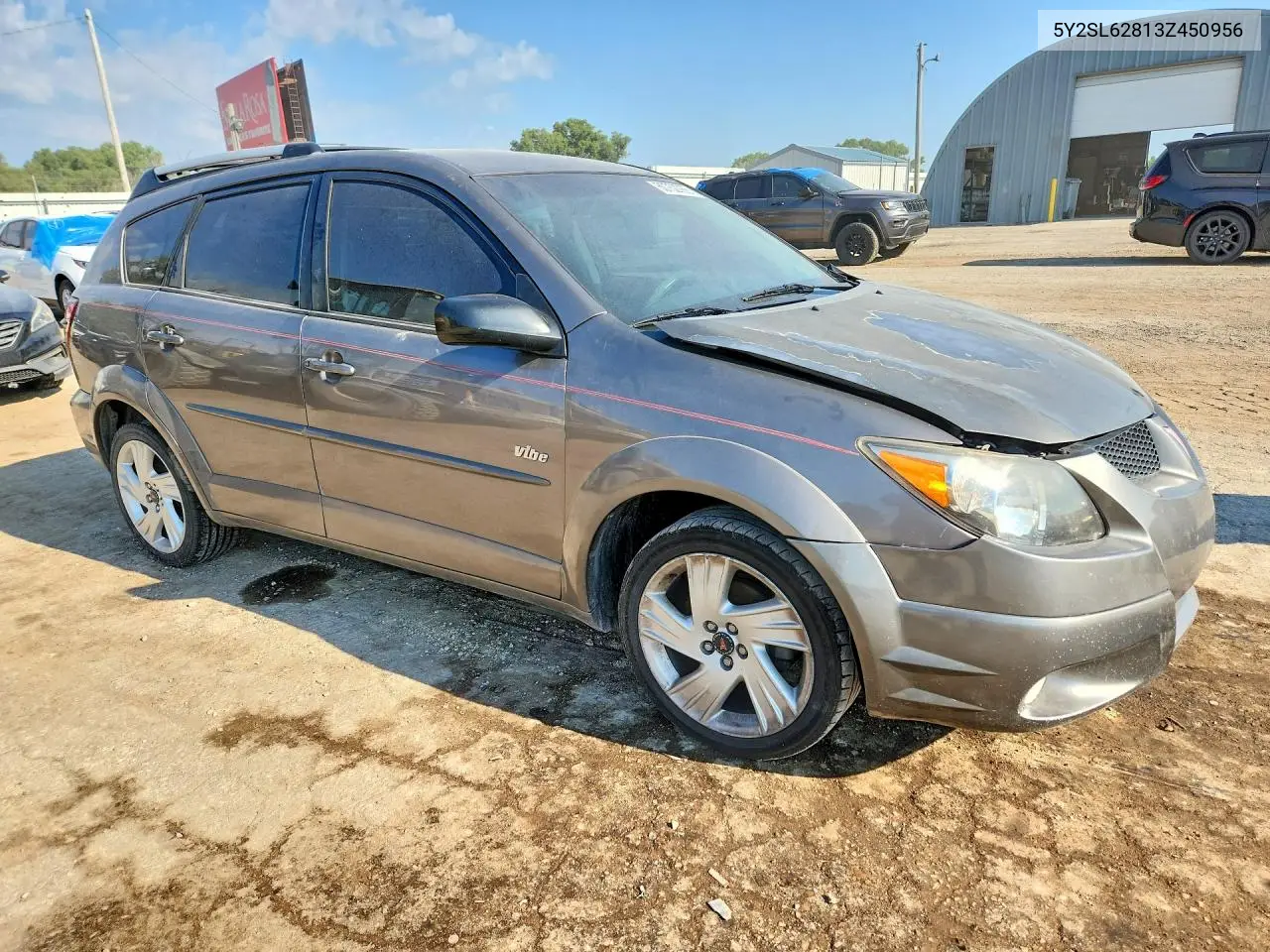 2003 Pontiac Vibe VIN: 5Y2SL62813Z450956 Lot: 60752786