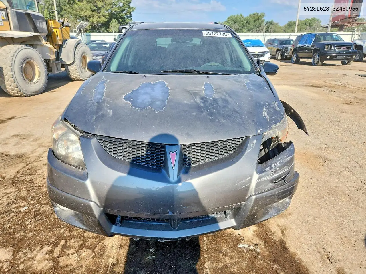 2003 Pontiac Vibe VIN: 5Y2SL62813Z450956 Lot: 60752786