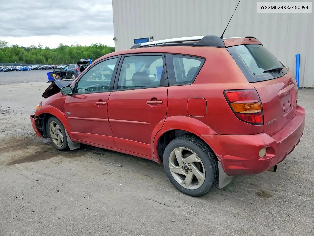 2003 Pontiac Vibe VIN: 5Y2SM628X3Z450094 Lot: 62383266