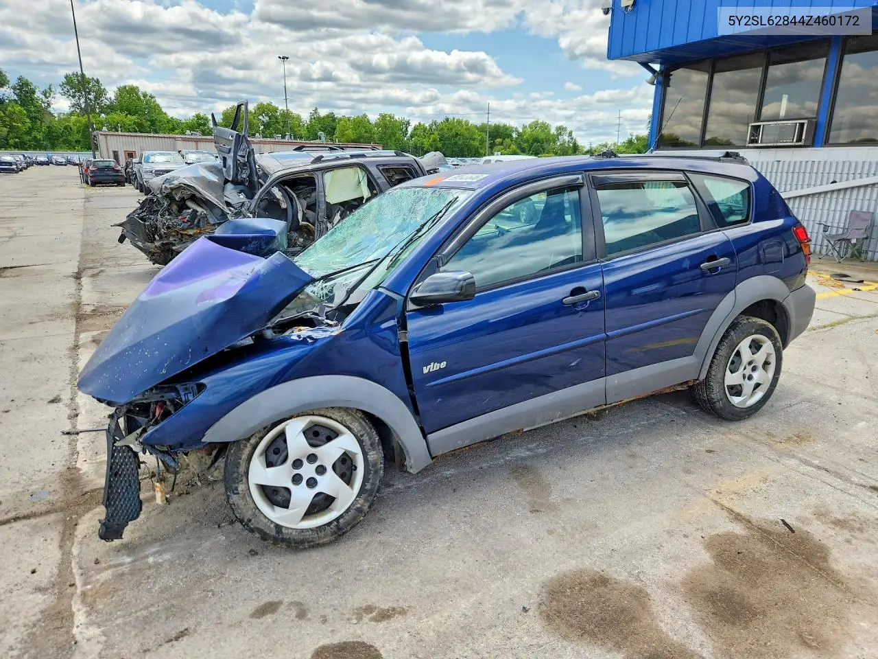 2004 Pontiac Vibe VIN: 5Y2SL62844Z460172 Lot: 60047646