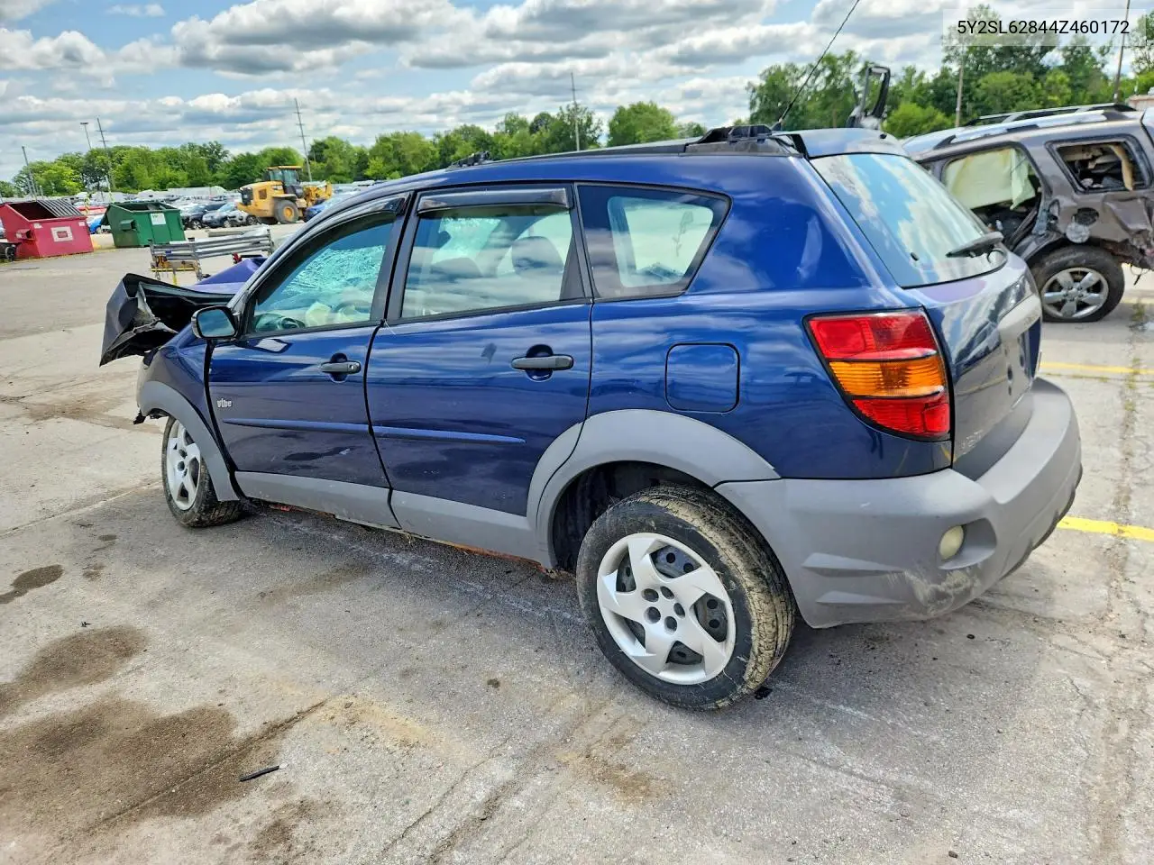2004 Pontiac Vibe VIN: 5Y2SL62844Z460172 Lot: 60047646