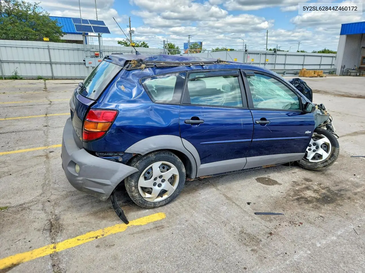 2004 Pontiac Vibe VIN: 5Y2SL62844Z460172 Lot: 60047646
