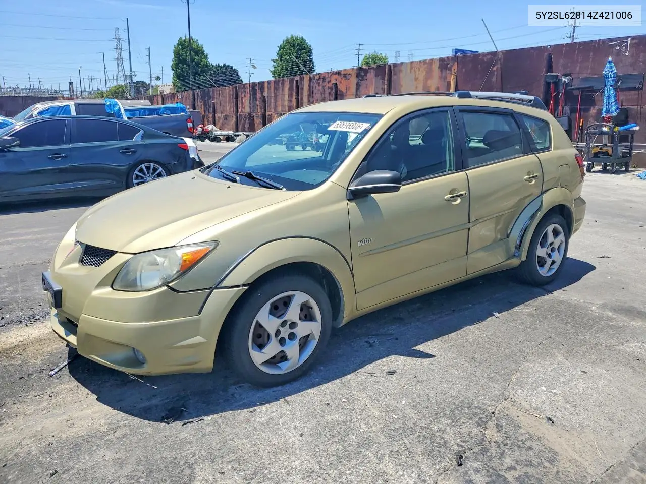 2004 Pontiac Vibe VIN: 5Y2SL62814Z421006 Lot: 60696806