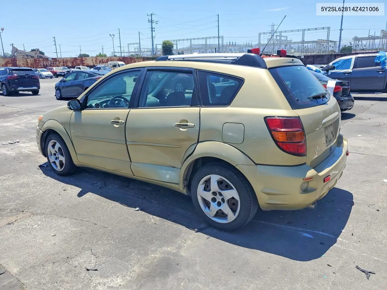 2004 Pontiac Vibe VIN: 5Y2SL62814Z421006 Lot: 60696806