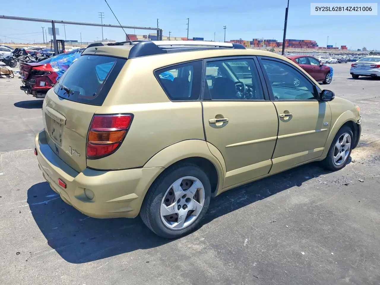 2004 Pontiac Vibe VIN: 5Y2SL62814Z421006 Lot: 60696806