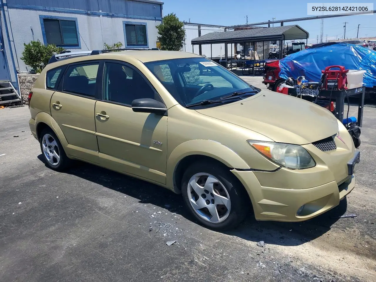2004 Pontiac Vibe VIN: 5Y2SL62814Z421006 Lot: 60696806
