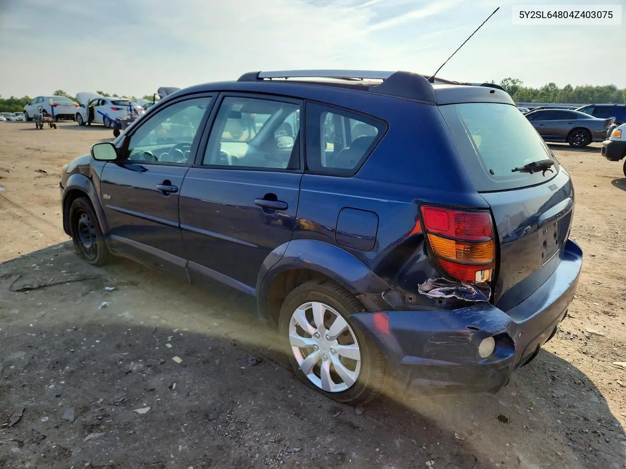 2004 Pontiac Vibe VIN: 5Y2SL64804Z403075 Lot: 61019806