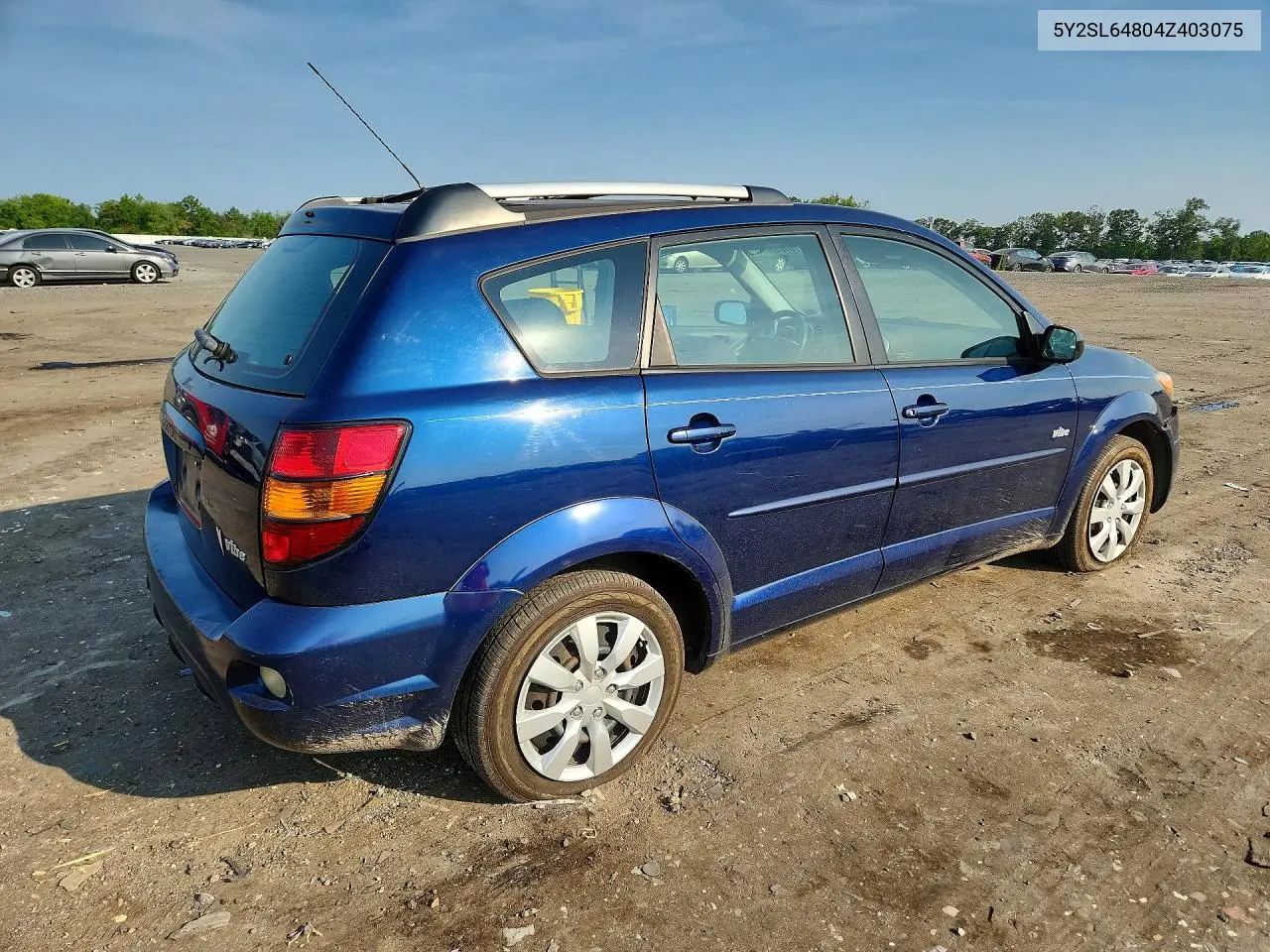 2004 Pontiac Vibe VIN: 5Y2SL64804Z403075 Lot: 61019806