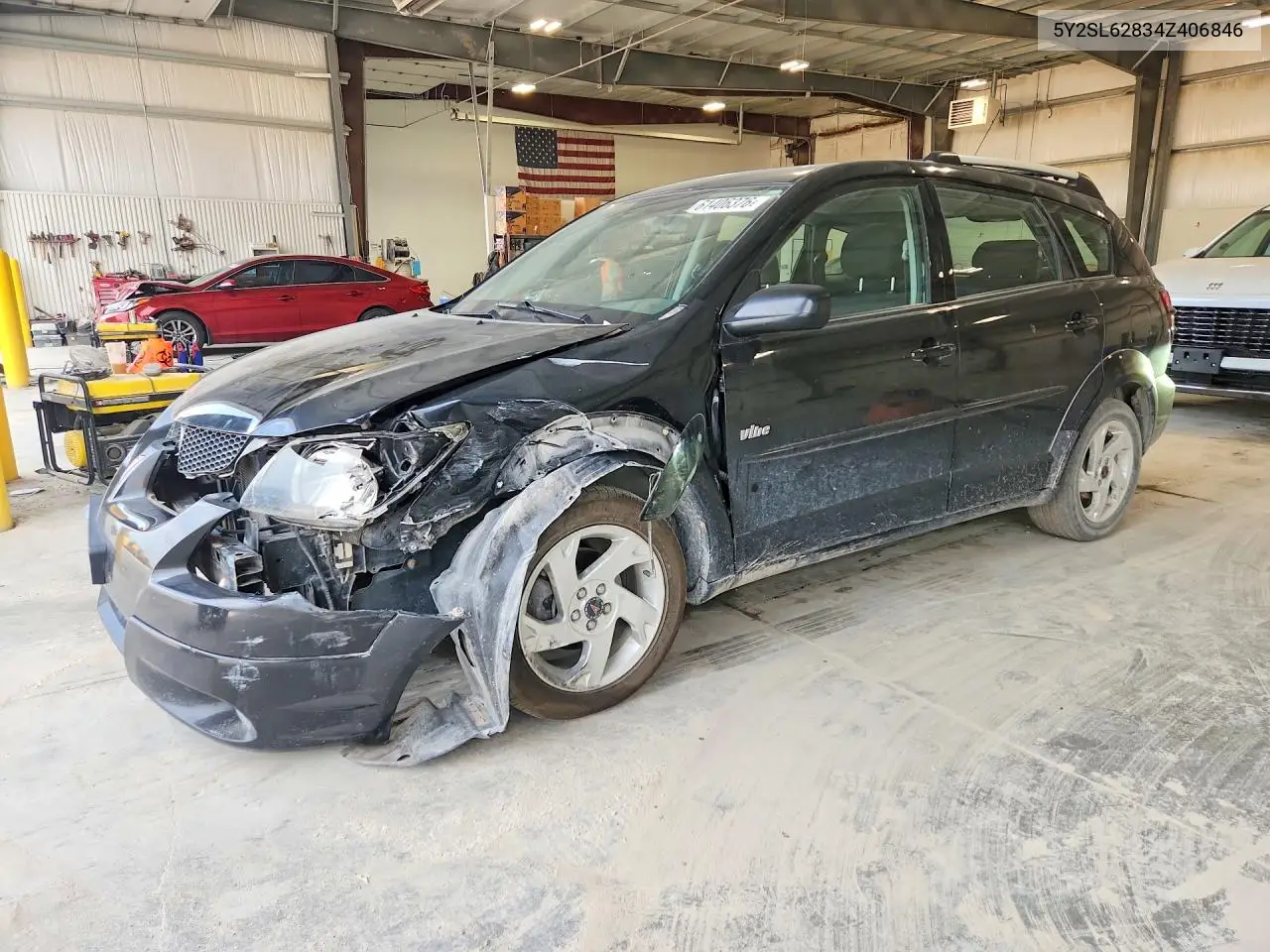 2004 Pontiac Vibe VIN: 5Y2SL62834Z406846 Lot: 61406376