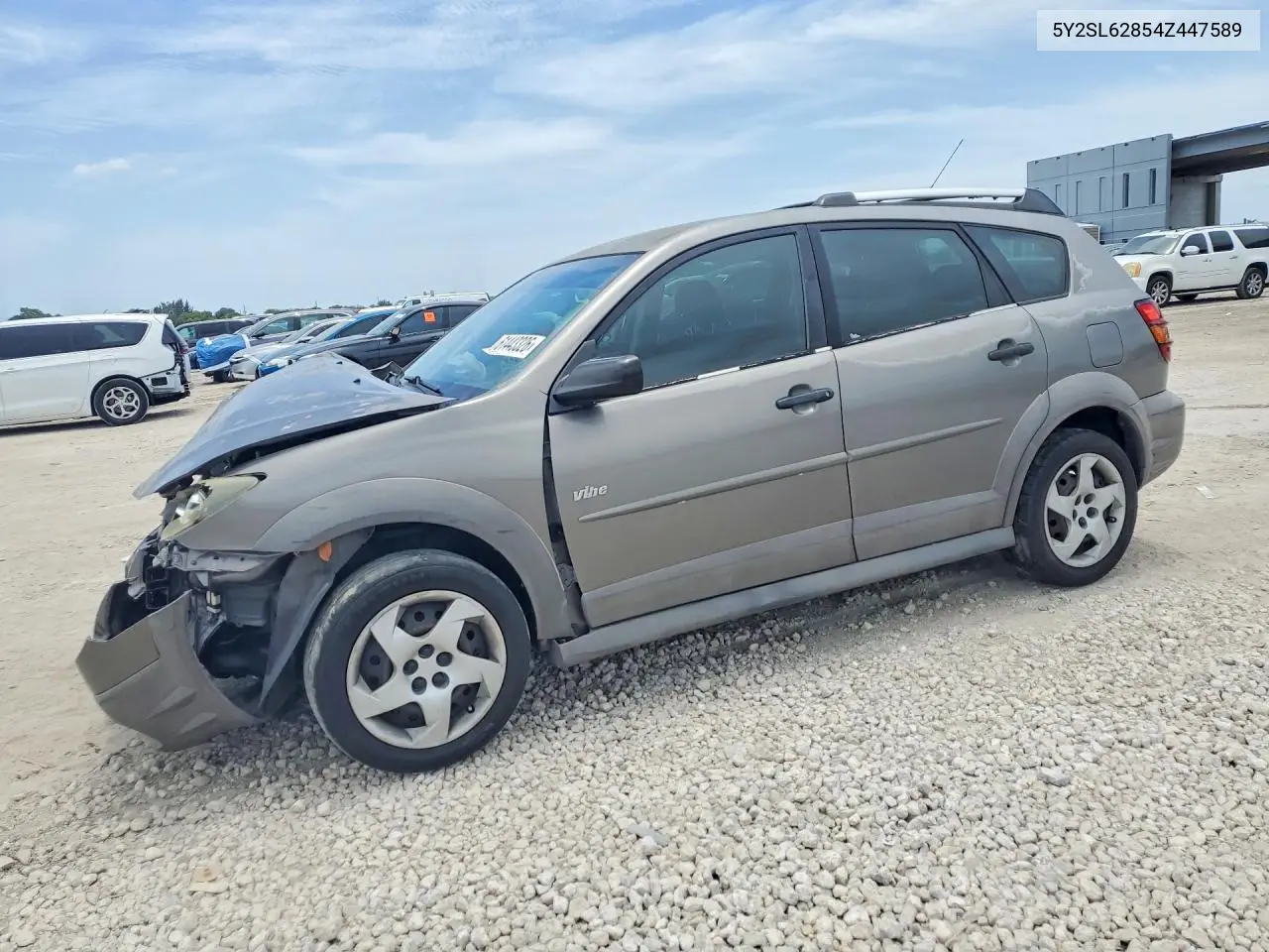 2004 Pontiac Vibe VIN: 5Y2SL62854Z447589 Lot: 61443326