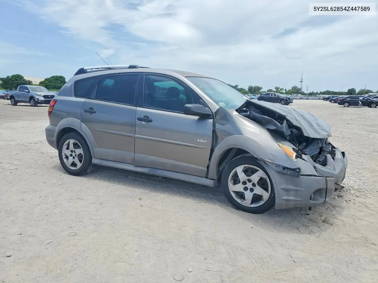 2004 Pontiac Vibe VIN: 5Y2SL62854Z447589 Lot: 61443326