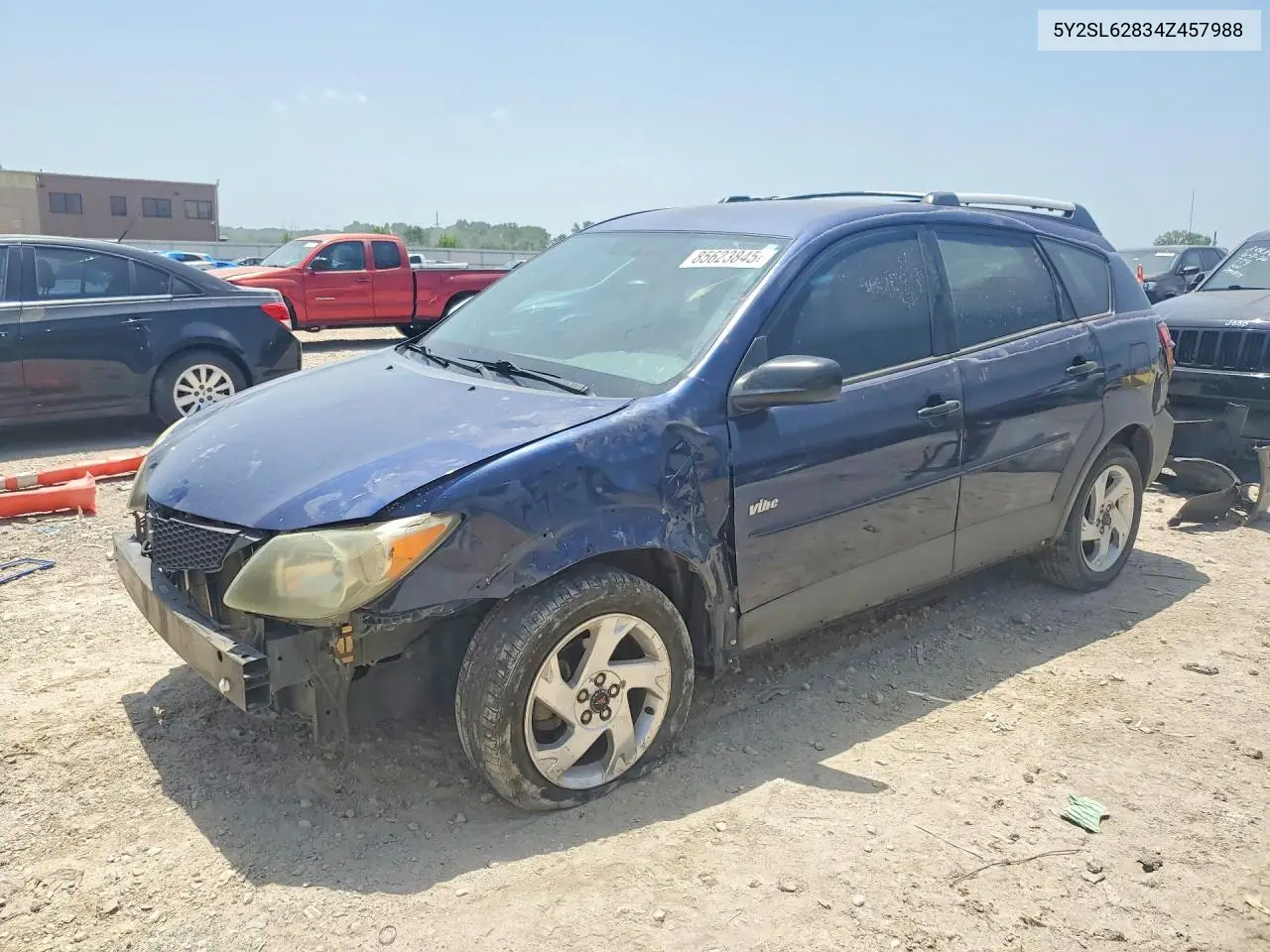 2004 Pontiac Vibe VIN: 5Y2SL62834Z457988 Lot: 85623845