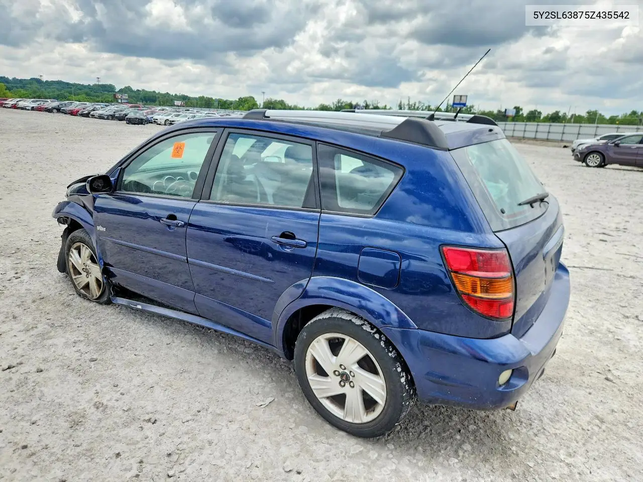 2005 Pontiac Vibe VIN: 5Y2SL63875Z435542 Lot: 54704436