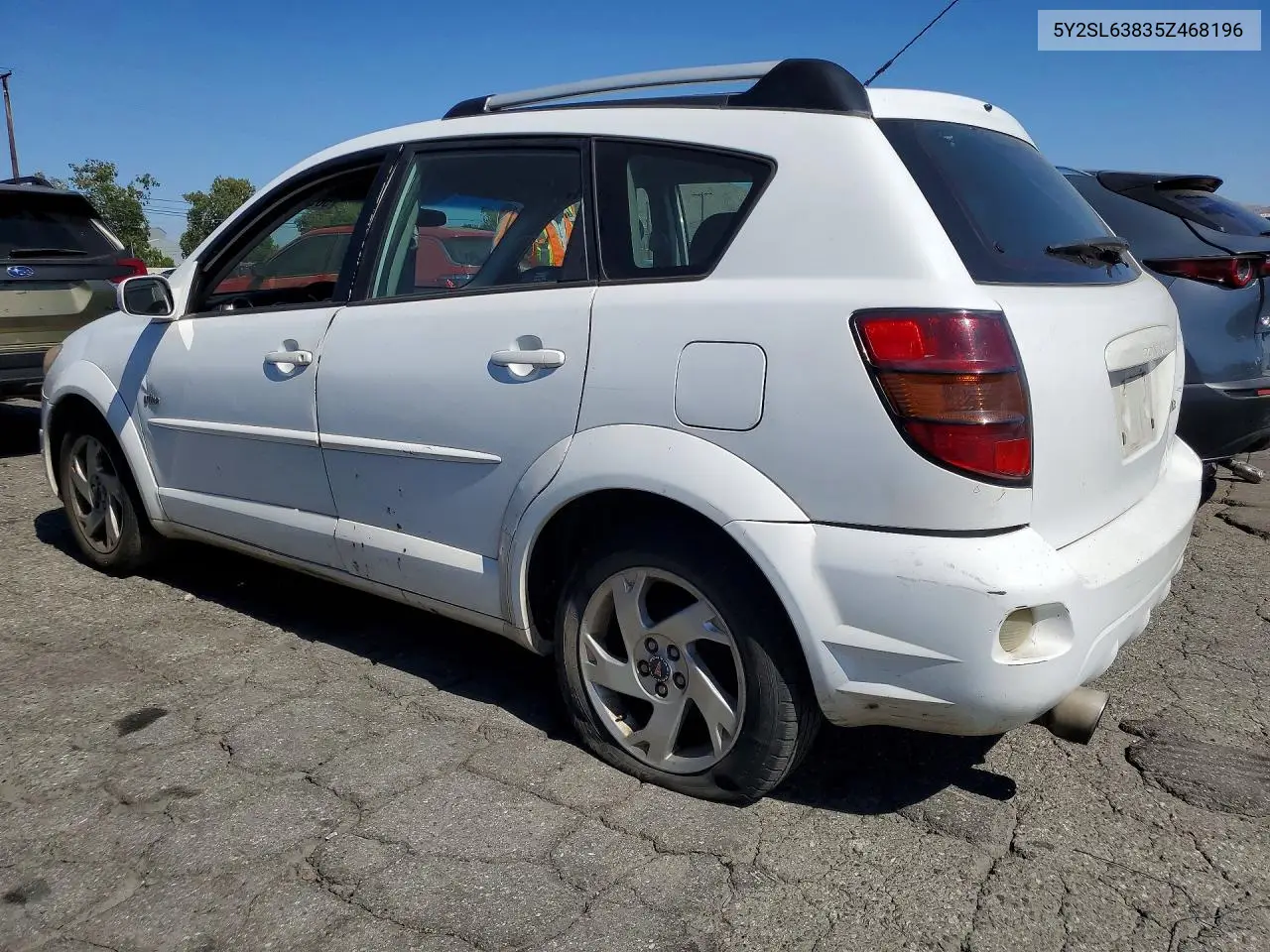 2005 Pontiac Vibe VIN: 5Y2SL63835Z468196 Lot: 56986996