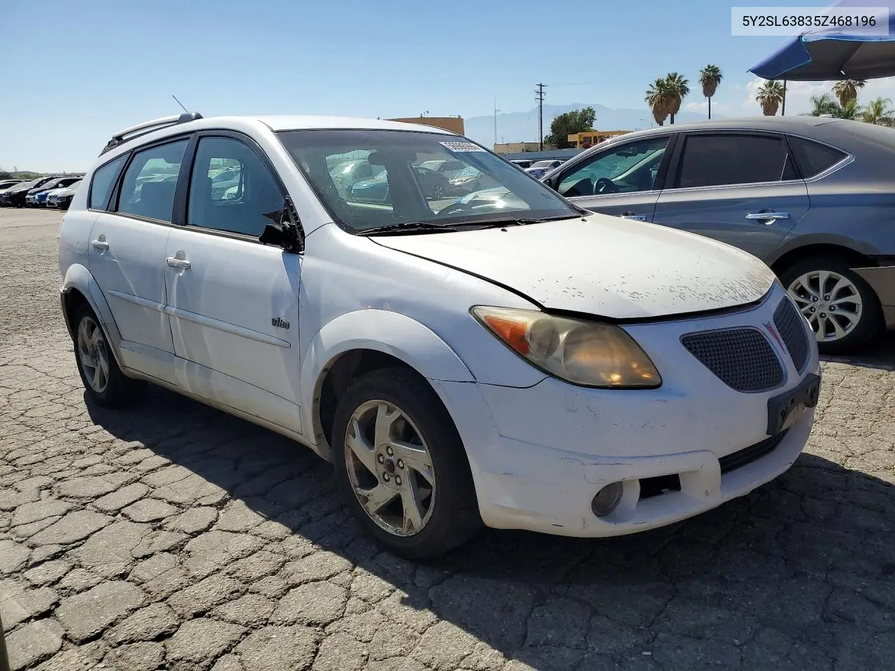 2005 Pontiac Vibe VIN: 5Y2SL63835Z468196 Lot: 56986996