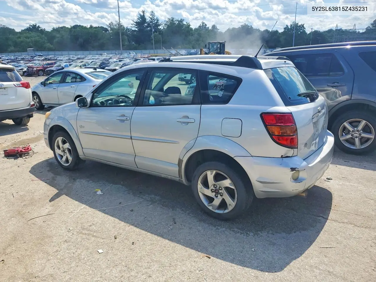 2005 Pontiac Vibe VIN: 5Y2SL63815Z435231 Lot: 57030536