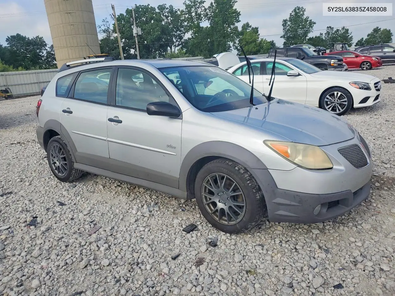 2005 Pontiac Vibe VIN: 5Y2SL63835Z458008 Lot: 59136686
