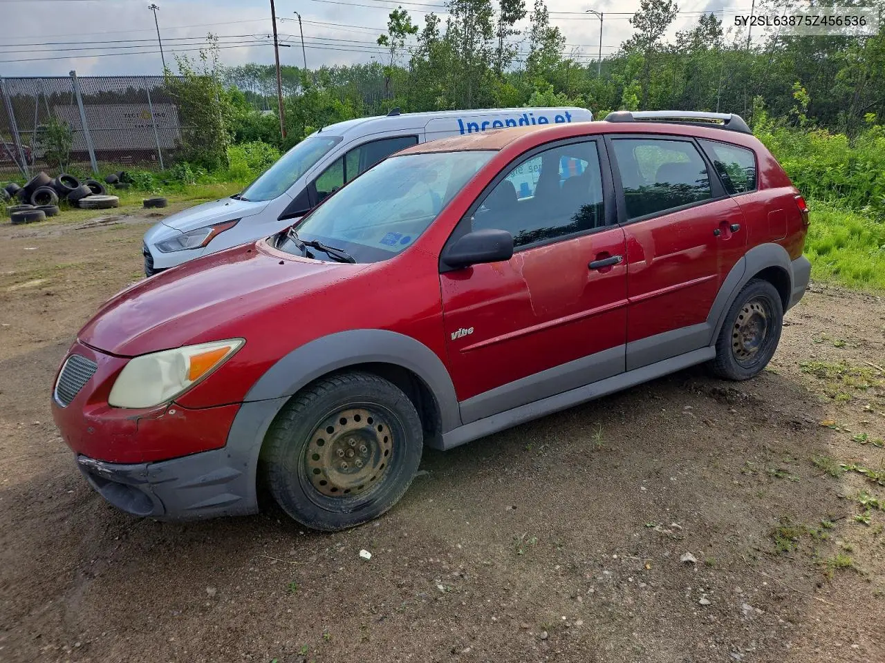 2005 Pontiac Vibe VIN: 5Y2SL63875Z456536 Lot: 59693256