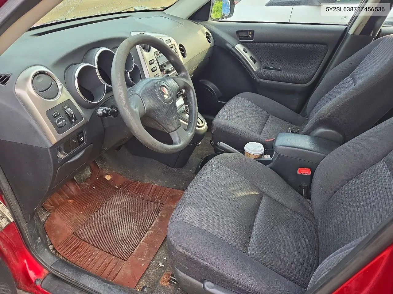 2005 Pontiac Vibe VIN: 5Y2SL63875Z456536 Lot: 59693256
