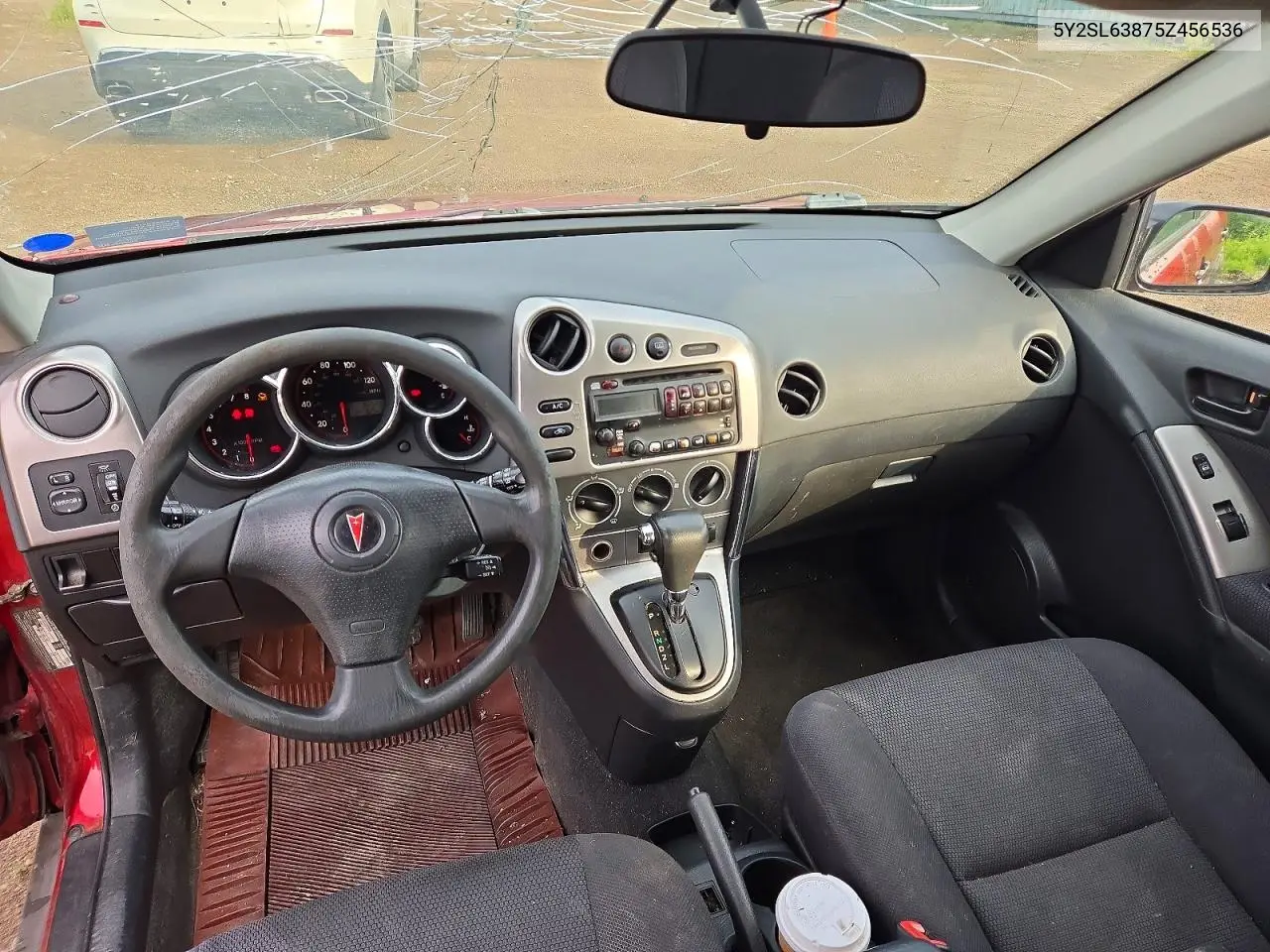 2005 Pontiac Vibe VIN: 5Y2SL63875Z456536 Lot: 59693256