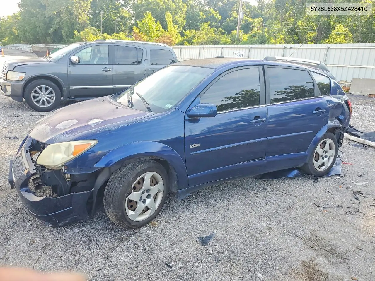 2005 Pontiac Vibe VIN: 5Y2SL638X5Z428410 Lot: 60094596