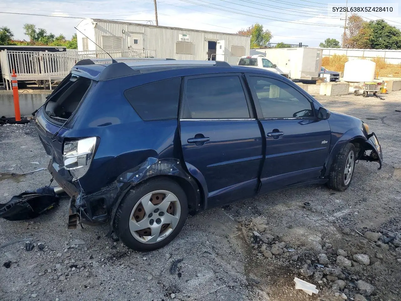 2005 Pontiac Vibe VIN: 5Y2SL638X5Z428410 Lot: 60094596