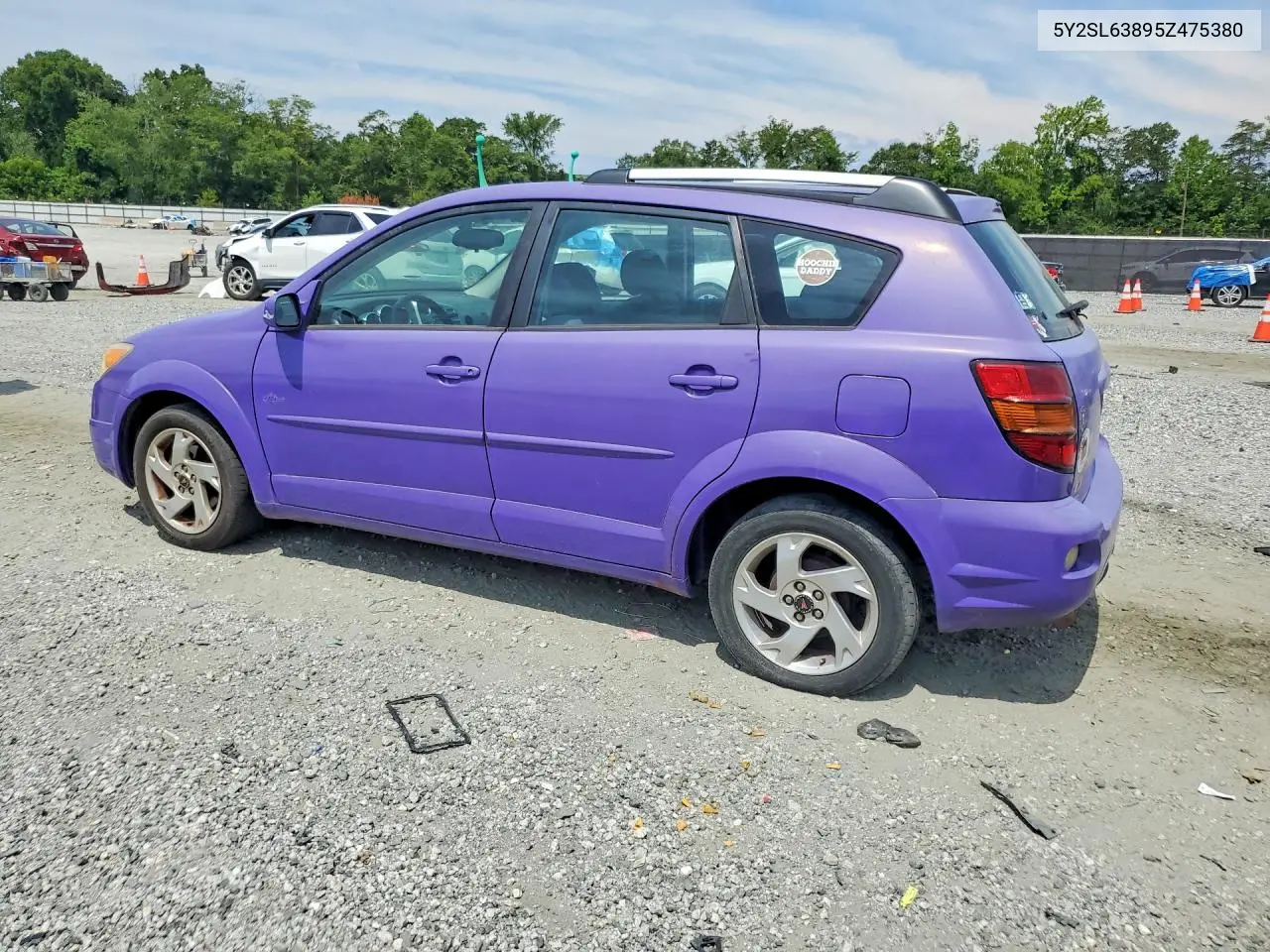 2005 Pontiac Vibe VIN: 5Y2SL63895Z475380 Lot: 60424636