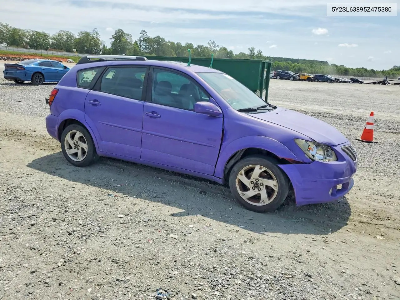 2005 Pontiac Vibe VIN: 5Y2SL63895Z475380 Lot: 60424636