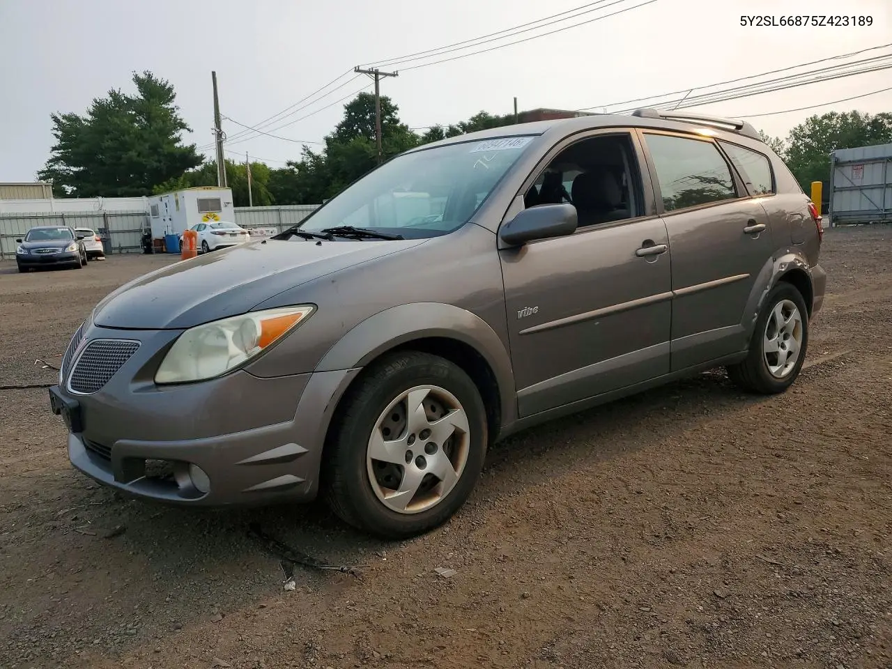 2005 Pontiac Vibe VIN: 5Y2SL66875Z423189 Lot: 60947146