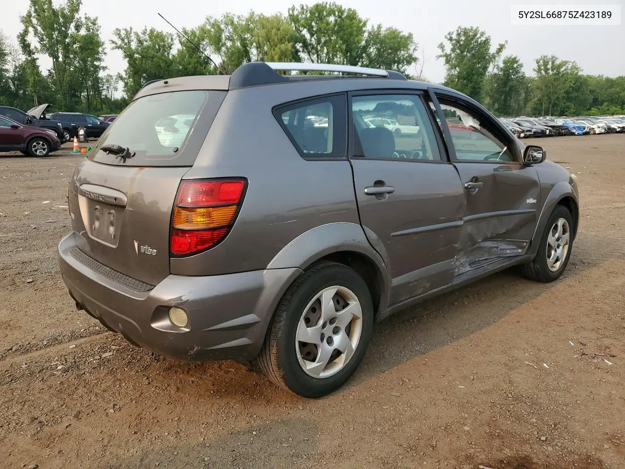 2005 Pontiac Vibe VIN: 5Y2SL66875Z423189 Lot: 60947146