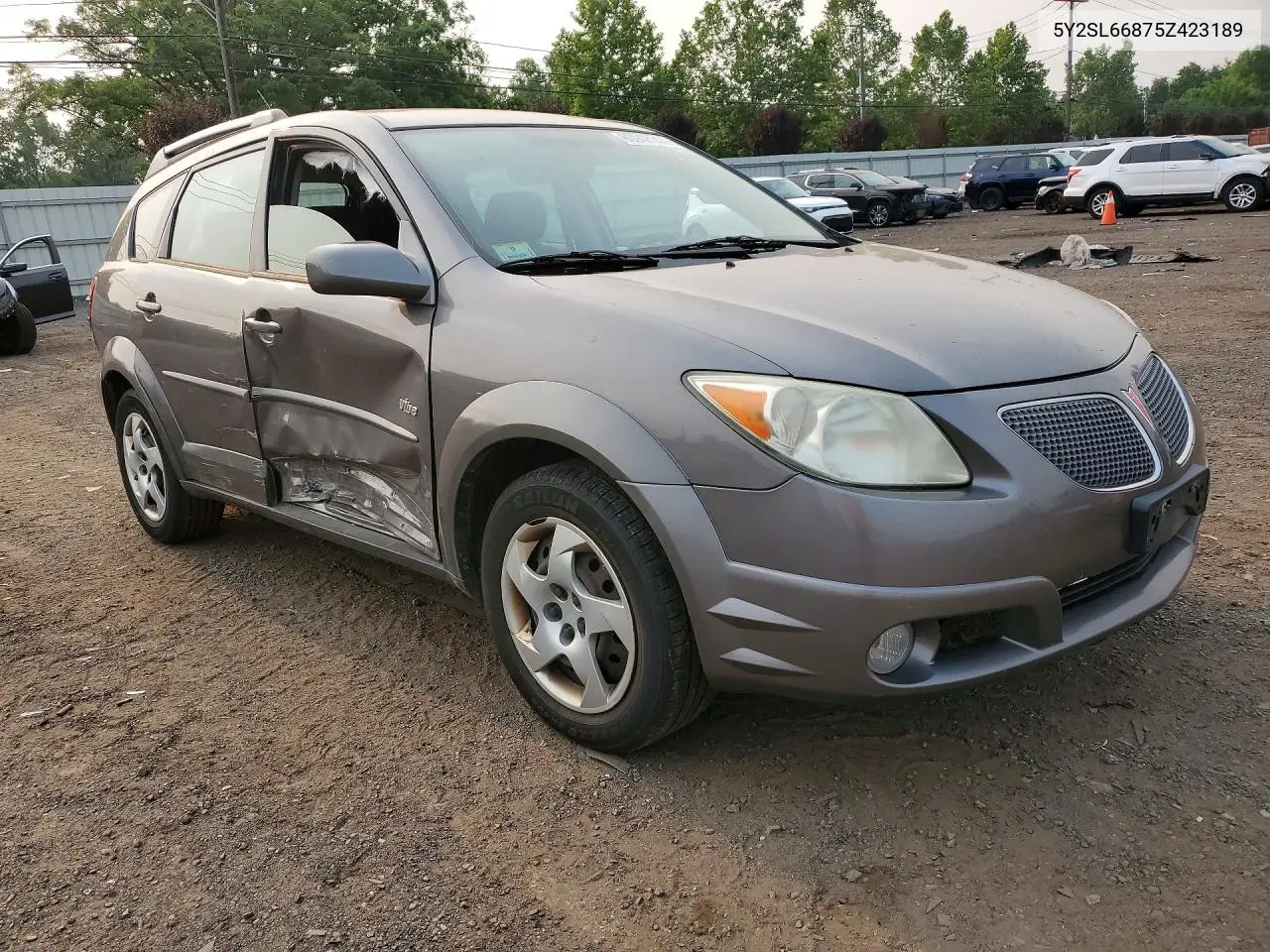 2005 Pontiac Vibe VIN: 5Y2SL66875Z423189 Lot: 60947146
