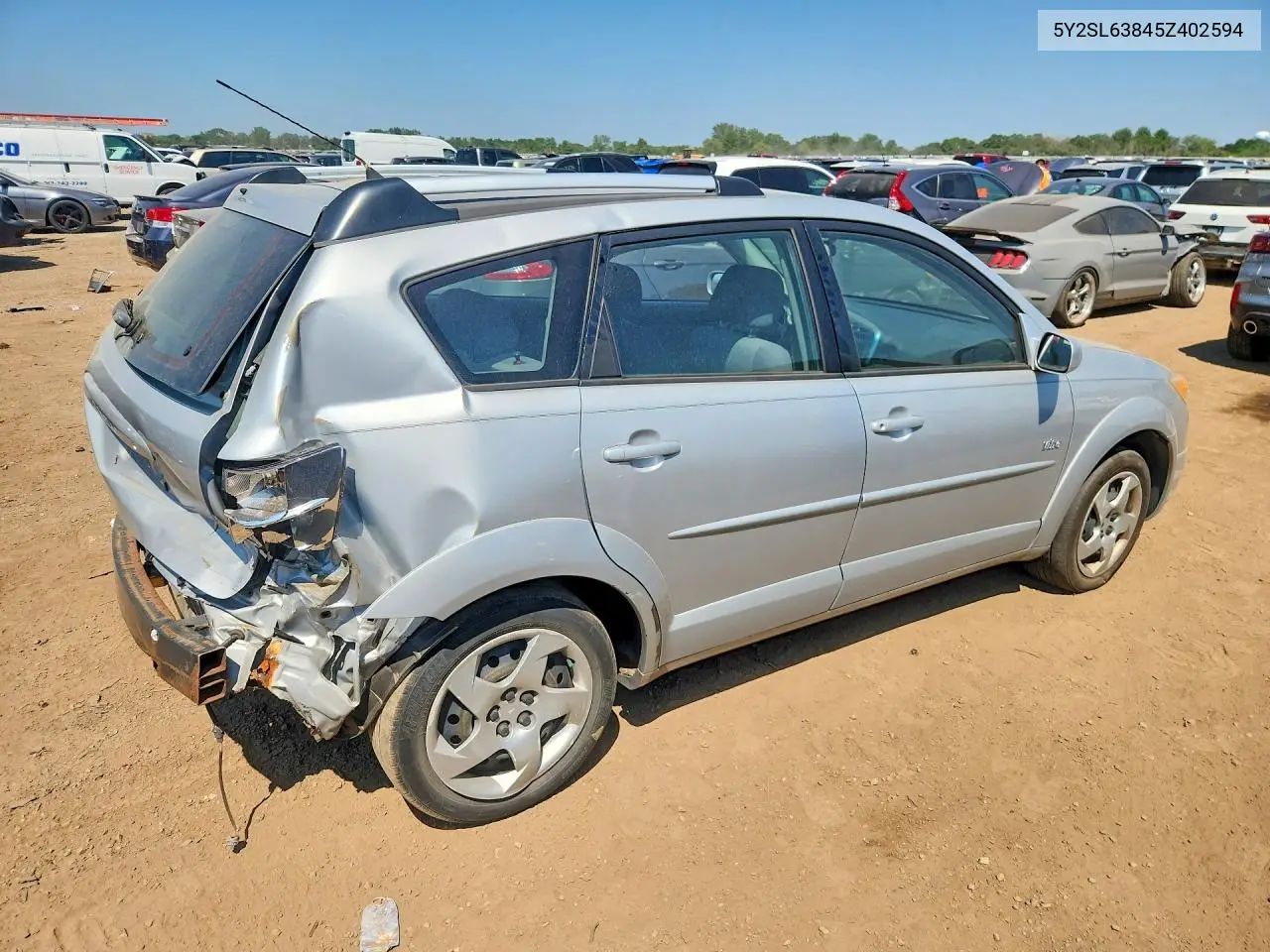 2005 Pontiac Vibe VIN: 5Y2SL63845Z402594 Lot: 61068236